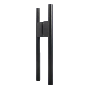 PSG Madlo na dvere obojstranné okrúhle čierne matné 30×500 mm AISI 304