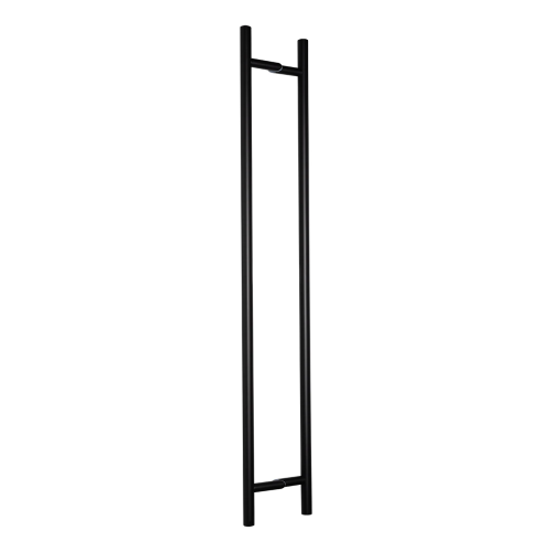 PINOX dverné madlo obojstranné okrúhle čierne fi 32 x 1400 mm AISI 304 000-747 (1)