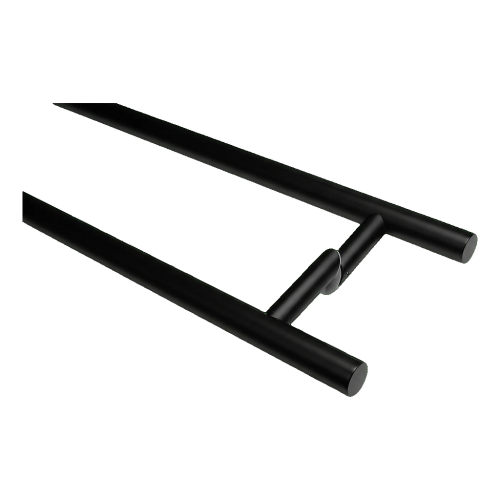PINOX dverné madlo obojstranné okrúhle čierne fi 32 x 1400 mm AISI 304 000-747 (2)