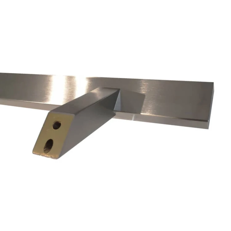 Madlo-závora dverové jednostranné obdĺžnikové 45° AISI 304 satén 1000 mm 000-751 (3)