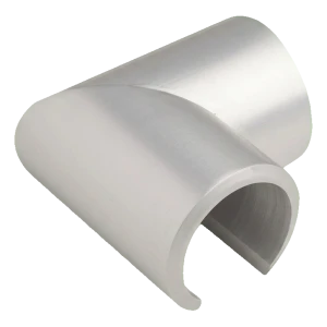 Kozza – spojka zábradlia koleno 90° na hliníkové madlo fi 40 mm na sklo 12–21,52 mm