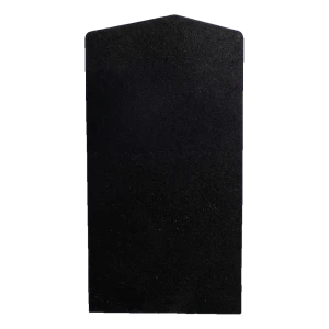 Kozza koncová bočná krytka ľavá pre profil zábradlia U KE 100 – čierna, hliníková