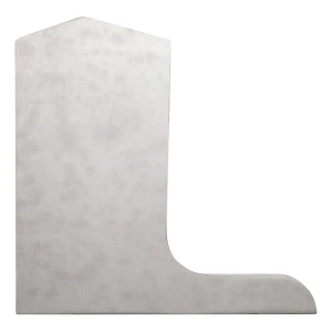 Kozza bočná ľavá záslepka na profil skleneného zábradlia L KE 105 – hliník eloxovaný matný