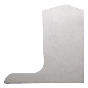 Kozza bočná pravá záslepka pre profil skleneného zábradlia L KE 105 – surové hliník