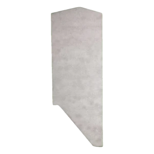 Kozza bočná ľavá záslepka pre profil sklenej balustrády KE 120 – eloxovaný hliník