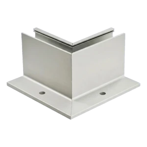 Rohový profil L vnútorný hliníkový pre celosklenené zábradlia 230×120×95 mm