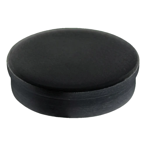 Kozza – hliníková záslepka pre profily celosklenených zábradlí KE 105 čierna 000-848 (1)