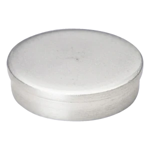 Kozza hliníková záslepka na profily celosklenených zábradlí KE 105 / KE 115 – matná anodizácia