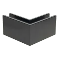 Kozza KE 100 – profil U rohový vnútorný 90° pre celosklené zábradlia, tmavošedý 000-855 (2)
