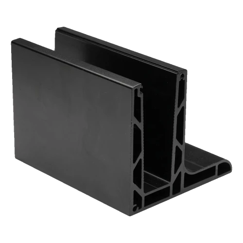 Kozza KE 105 – hliníkový profil L pre celosklené zábradlia 5000 mm čierny 000-872 (1)