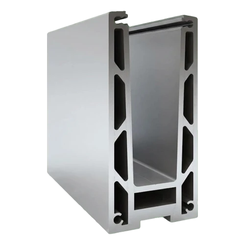 Kozza KF 1000 – hliníkový profil U pre celosklenné zábradlia 5000 mm s odvodňovaním 000-878 (1)