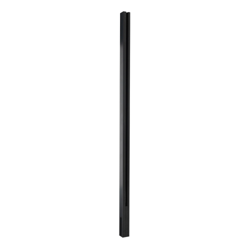 Rohový stĺpik zábradlia 45x45x1283mm sklo 8,72mm tmavošedý Kozza KR7500 000-890 (1)