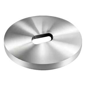 PSG dištančník k bodovým rotulám fi 50 mm / 5 mm – otvor fazuľa, AISI 304 satén