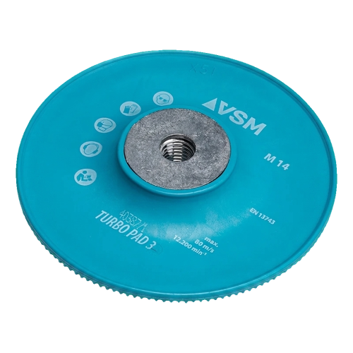 VSM Turbo Pad 3 – rebrovaná podložka na fibrové kotúče 125 mm M14 000-933 (2)
