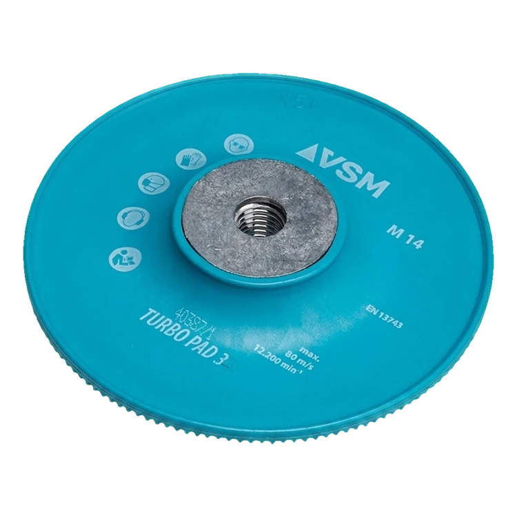 VSM Turbo Pad 3 – rebrovaná podložka na fibrové kotúče 125 mm M14 000-933 (2)