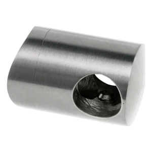 PSG priechodný držiak na tyč fi 12 mm – upevnenie na rúru 42,4 mm, AISI 304 lesk