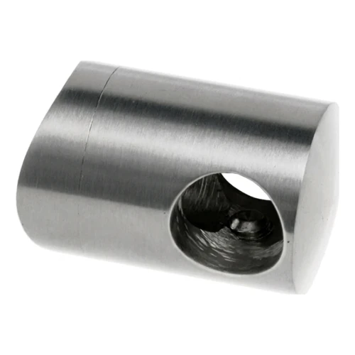 PSG priechodný držiak na tyč fi 12 mm – upevnenie na rúru 42,4 mm, AISI 304 lesk 000-901 (1)