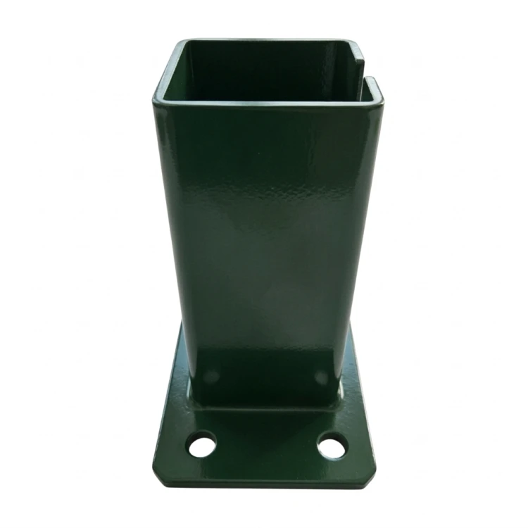 Základňa pre oplotový stĺpik 80x80 mm 8 mm zelená 000-787 (3)