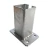 Základňa pre oplotový stĺpik 80x80 mm 8 mm pozinkovaná 000-785 (1)