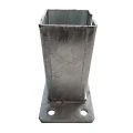 Základňa pre oplotový stĺpik 80x80 mm 8 mm pozinkovaná 000-785 (3)