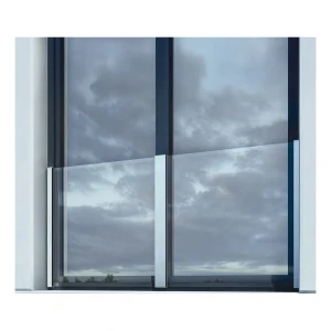 Kozza KB5100 – francúzsky balkón hliníkový H1100 mm, sklo 16–17,52 mm, matná anoda