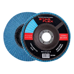 Star Flex – lamelový kotúč ohnutý T29 125 mm zirkónový Z120 INOX