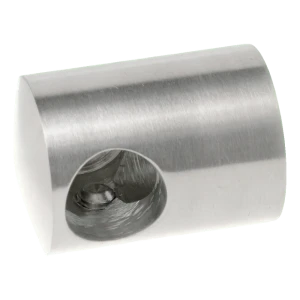 PSG pravý koncový držiak na tyč fi 12 mm – montáž k ploche, nerezová oceľ AISI 304