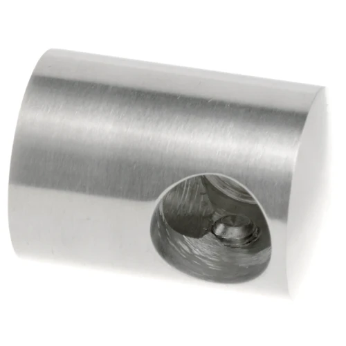 PSG koncový držiak ľavý zábradlový pre tyč fi 16 mm – AISI 304 satén, montáž k rovine 000-983 (1)