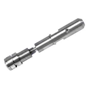 PSG koncový držiak pre lanko fi 6 mm – lankový systém zábradlia, rúra 42,4 mm, AISI 304 satén