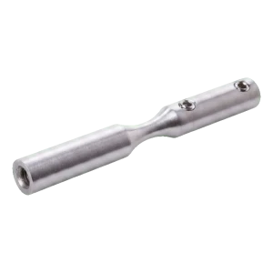 PSG zahnutý držiak na lanko zábradlia fi 4–6 mm – nerezová oceľ AISI 304, satén