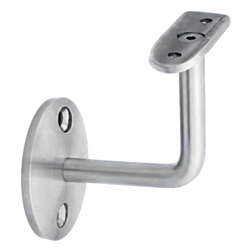 Držiak zábradlia na stenu pre rúru fi 42,4 mm – nerezová oceľ AISI 304 satén 001-014 (1)