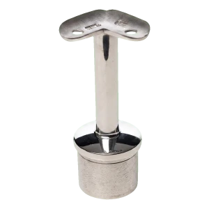 PSG rohová podpera zábradlia 42,4 mm lepená – nerezová oceľ AISI 304 lesk