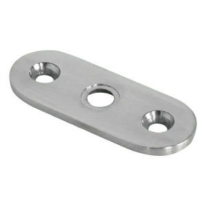 Montážna doska plochého zábradlia 64×24×4 mm – nerezová oceľ AISI 304 satén
