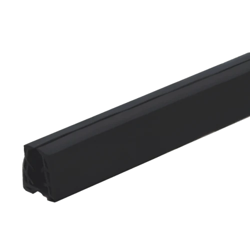 PSG Tesnenie pre nakladané uchytenie na sklo 20–21,5 mm – profil 24×24 mm, L=2500 mm 001-077 (1)