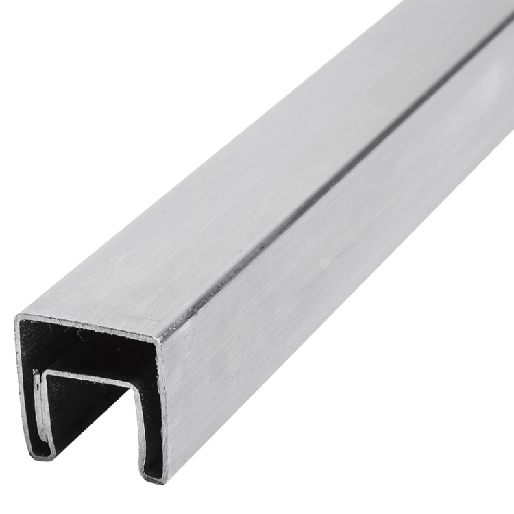 PSG Pochwyt nakládaný na sklo 40x40 mm AISI 304 satina – 2500 mm 001-082 (1)