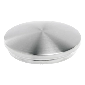 Záslepka vypuklá zabíjaná do rúry zábradlia Ø42,4 mm – nehrdzavejúca oceľ AISI 304 satén