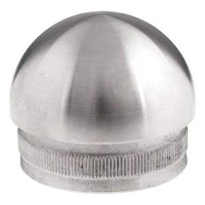 Záslepka elipsoidálna zatlačovacia do rúry 48,3 mm, nerezová oceľ AISI 304 satén