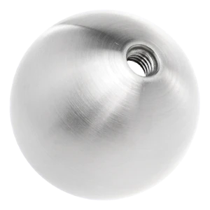 Navincovacia dutá guľa ø60 mm so závitom M8 – nerezová oceľ AISI 304 satén