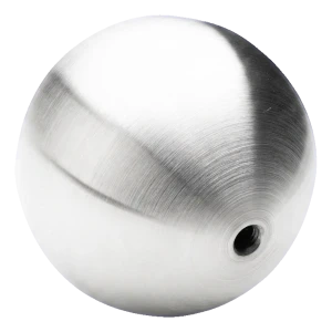 PINOX guľa balustráda skrutkovaná dutá Ø100 mm M10 – nerezová oceľ satén