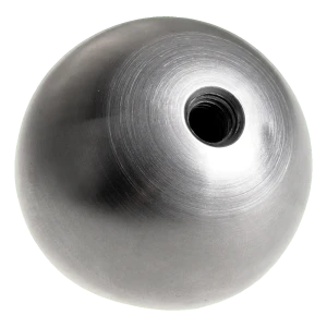 Guľa skrutkovateľná plná na zábradlie fi 40 mm závit M8 – nehrdzavejúca oceľ satén