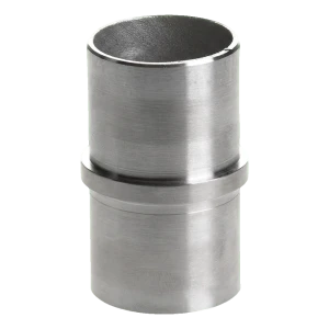 Spojka priama zábradlová pre rúru 42,4x2 mm – nerezová oceľ AISI 304, lepená