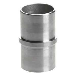 Priamy lepený spoj na zábradlovú rúru 42,4 mm – nerezová oceľ AISI 304 satén