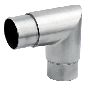 Koleno ostré zábradlové 90° lepené ⌀42,4 mm – nehrdzavejúca oceľ AISI 304 satén