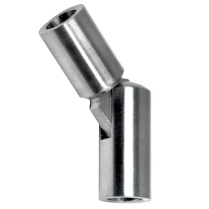 Postal – kĺbové zábradlové koleno 90°–180° pre tyč fi 12 mm, AISI 304 satén