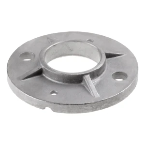 Montážna prírubová pätka pre zábradlie ⌀42,4 mm – oceľová s otvormi