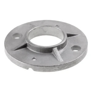 Základňa zábradlového stĺpa na zváravanie zosilnená fi 100 mm – nerezová oceľ AISI 304