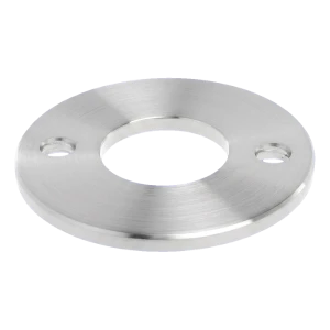 Základňa stĺpu zábradlia na zváraníe Ø80 mm – nerezová oceľ AISI 304 satén