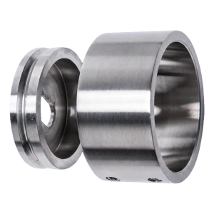 PSG osový montážny prírubok na rúru zábradlia 42,4 mm – nerezová oceľ AISI 304 satén