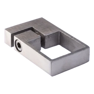 PSG bočná svorková objímka pre profil 40x40 mm – nerezová oceľ AISI 304 satén