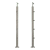 PSG Balustradový stĺpik stredný priechodný fi 42,4 mm AISI 304 – 4 držiaky, satén 001-204 (1)